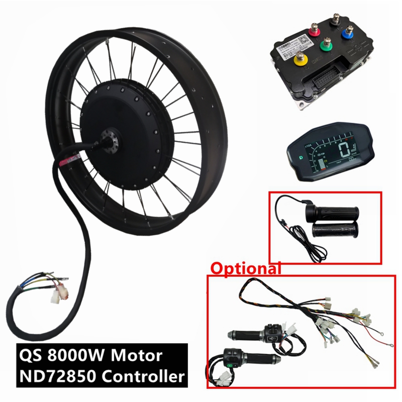 Qs273 Hub Motor 8000W 72V - NBpower/QS273 V3 72v 8000W 팻 타이어
