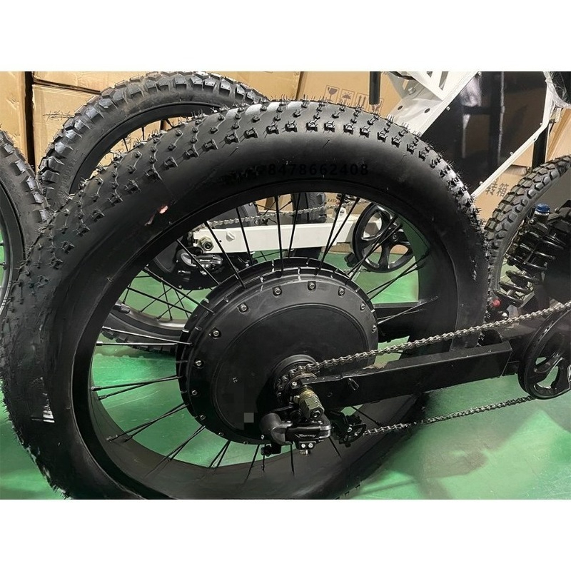 Electric Motorcycle Conversion Kit 72V - 26인치 4.0 팻 타이어 QS273 모터