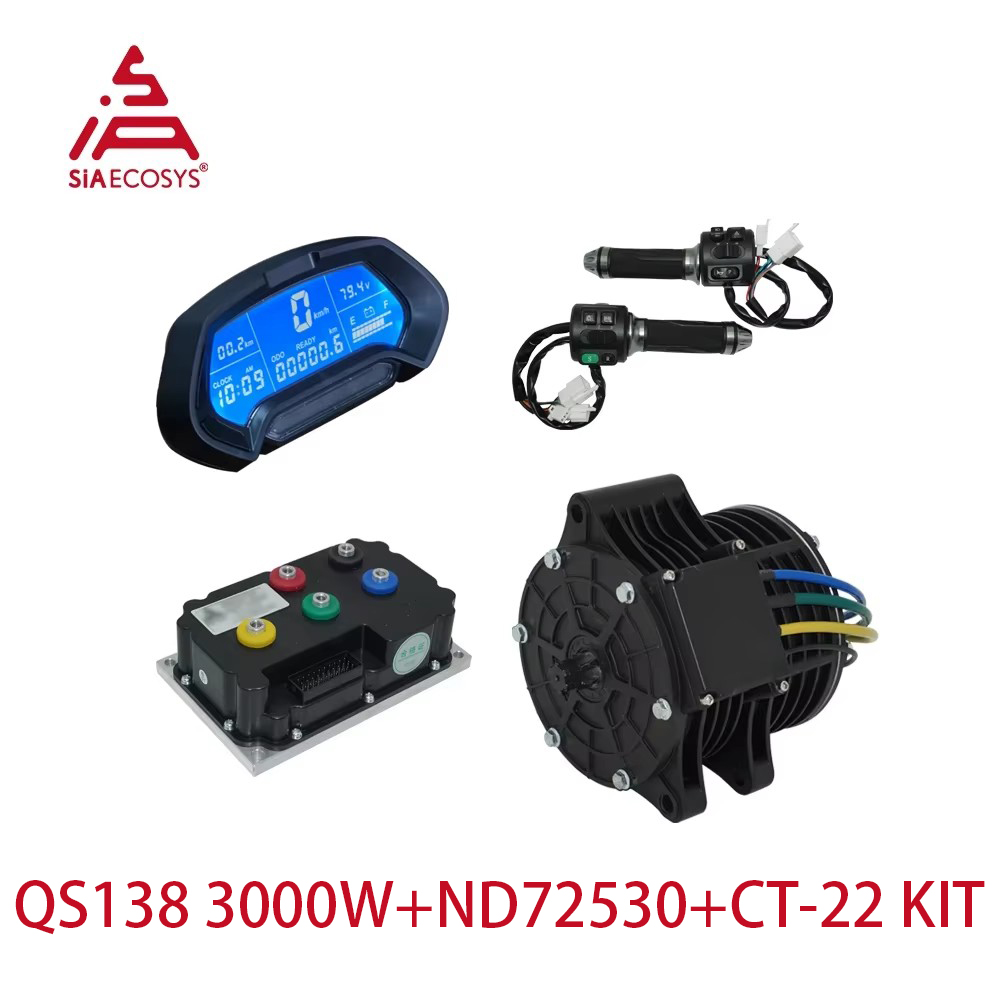 Mid Drive Motor Kit 72V 3000W - QS138 70H 3000W 미드 드라이브 모터
