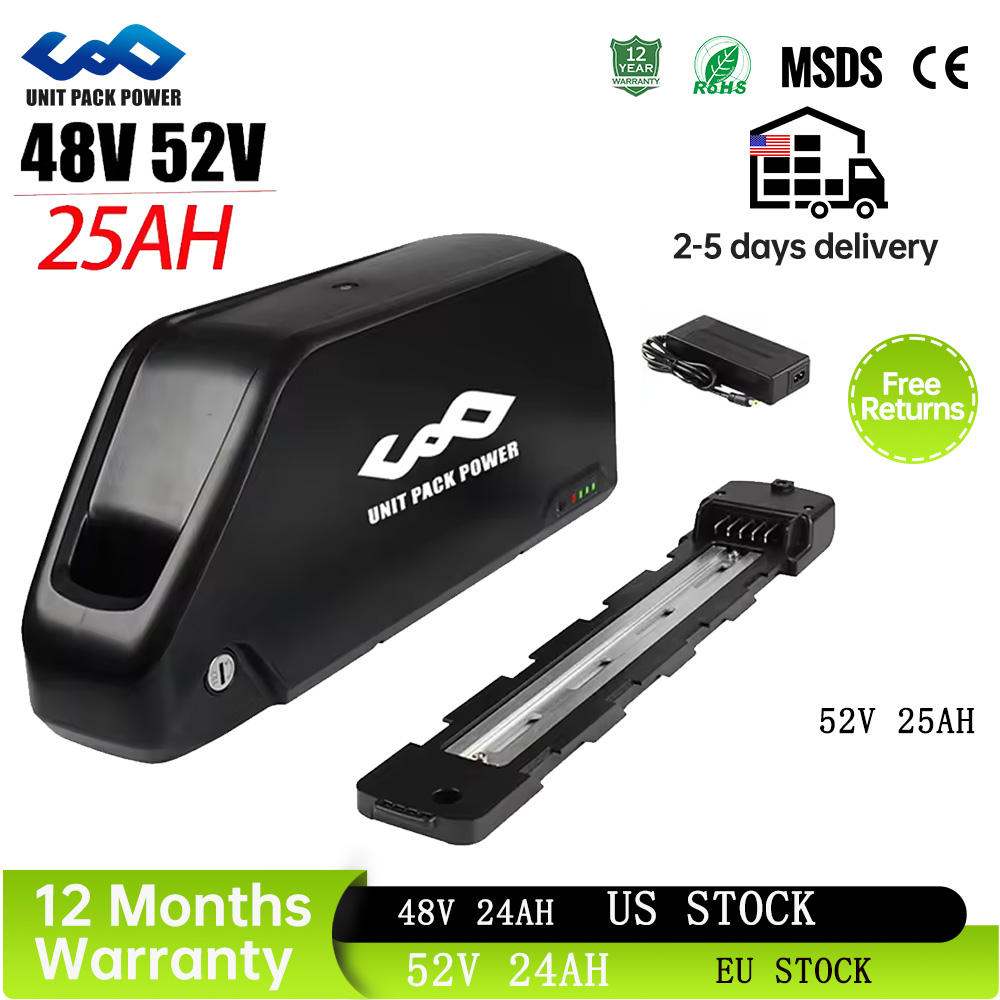 60V 30Ah Electric Scooter Battery - 52V 25AH 다운튜브 전기자전거 배터리 폴리