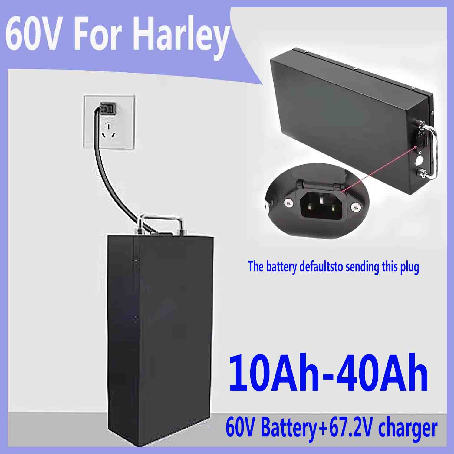 60V 30Ah Electric Scooter Battery - 할리 배터리용 60V 20AH -40AH 리튬