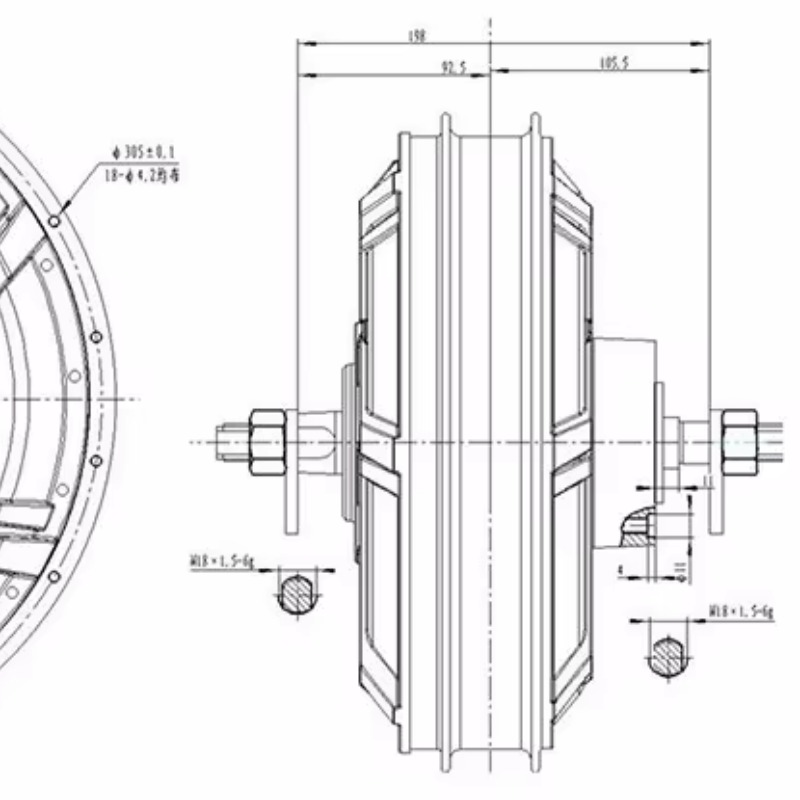 QS 모터 273 모델 72v-144v 스포크 휠 허브 - Qs273 Hub Motor 8000W 72V 리뷰 및 가격