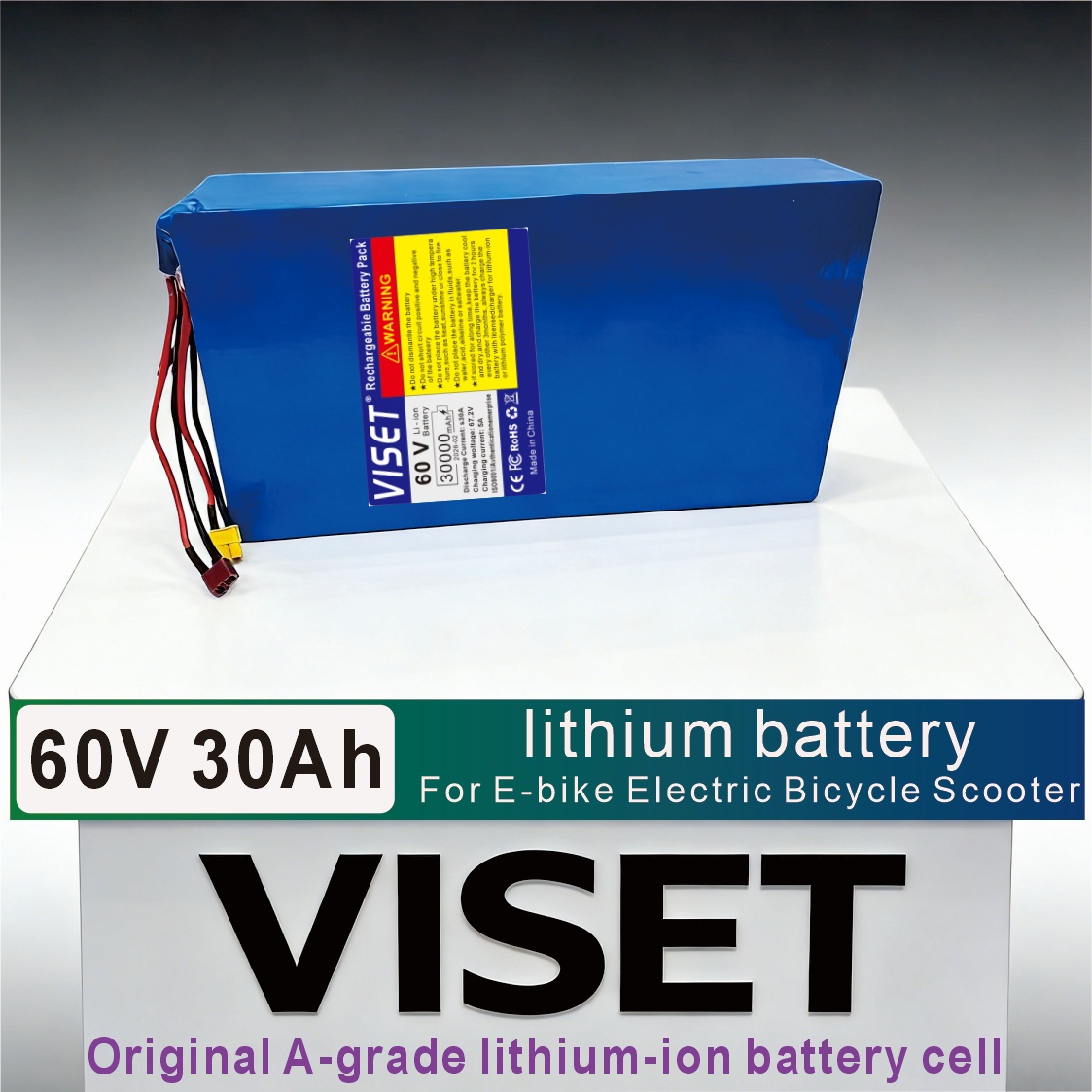 VISET 60V 30AH 자전거 18650 오토바이  - 60V 30Ah Electric Scooter Battery 리뷰 및 가격