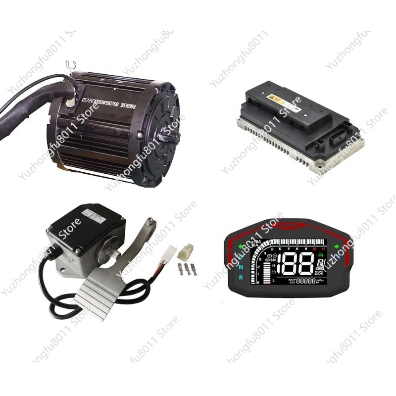 3000W 미드 드라이브 브러시리스 DC 모터 파워 트 - Mid Drive Motor Kit 72V 3000W 리뷰 및 가격