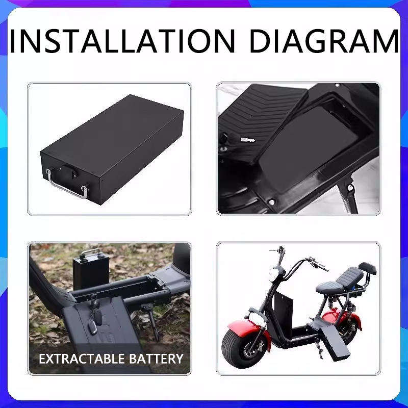 새로운 60V 30Ah 40Ah 10Ah 전기 자동차  - 60V 30Ah Electric Scooter Battery 리뷰 및 가격