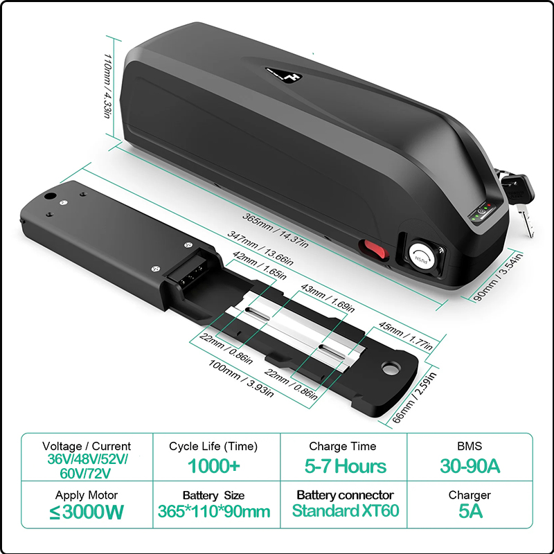 48V 50AH 52V 36V 30AH 전기자전거 배터 - 60V 30Ah Electric Scooter Battery 리뷰 및 가격